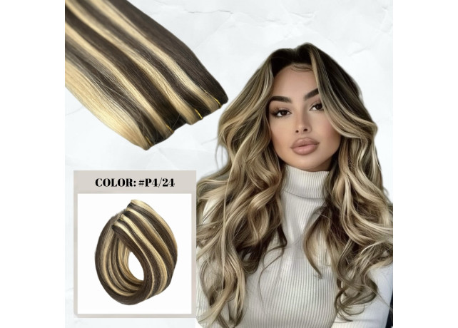 Extensii Invisible Tape Balayage #4/ #24